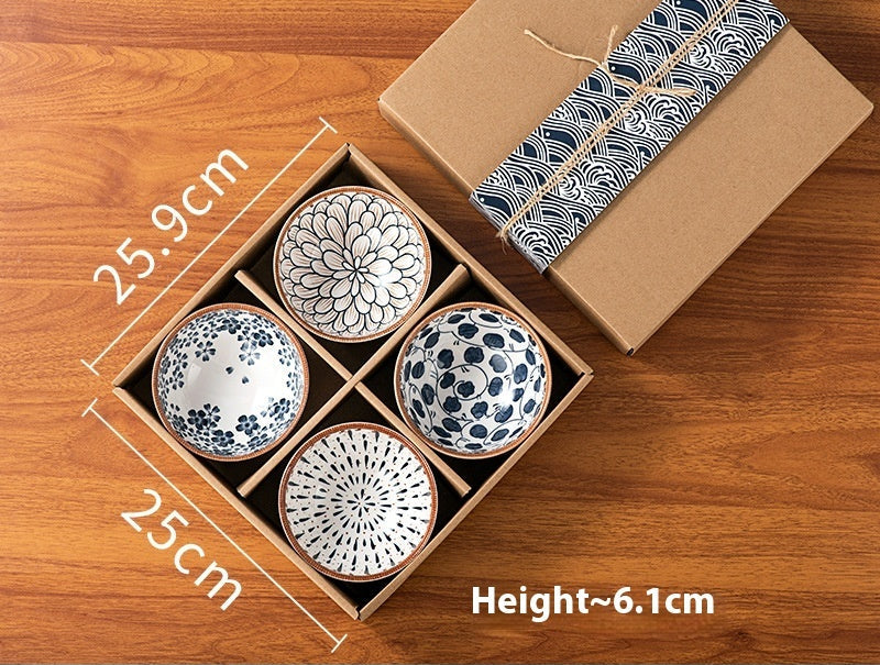 Japanese tableware set "Hanakaze" (6 gift boxes)