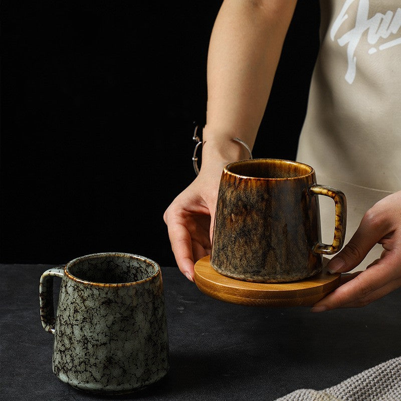 Japanese ceramic cup "Kohaku"