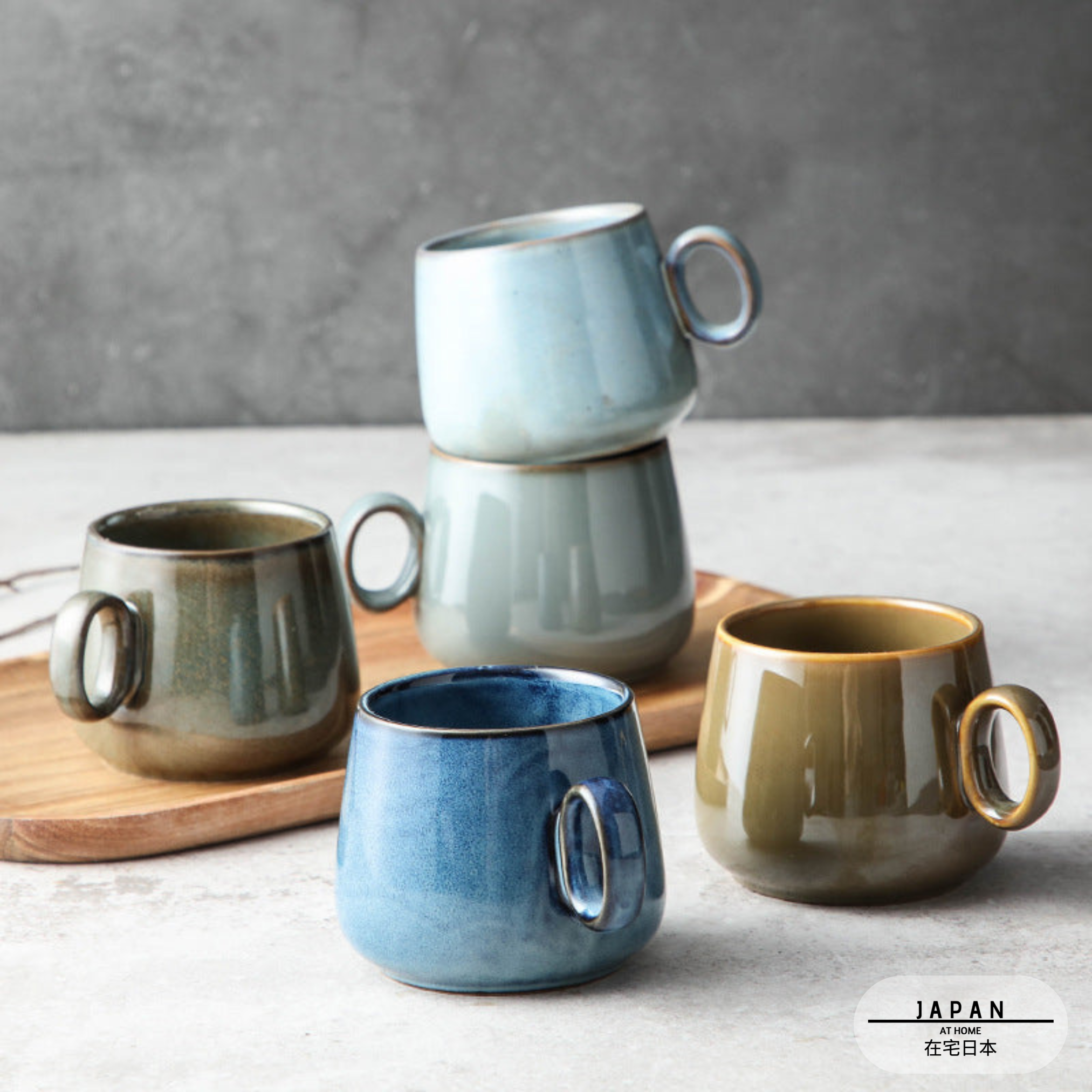 "Tsubame" ceramic mug (5 models)