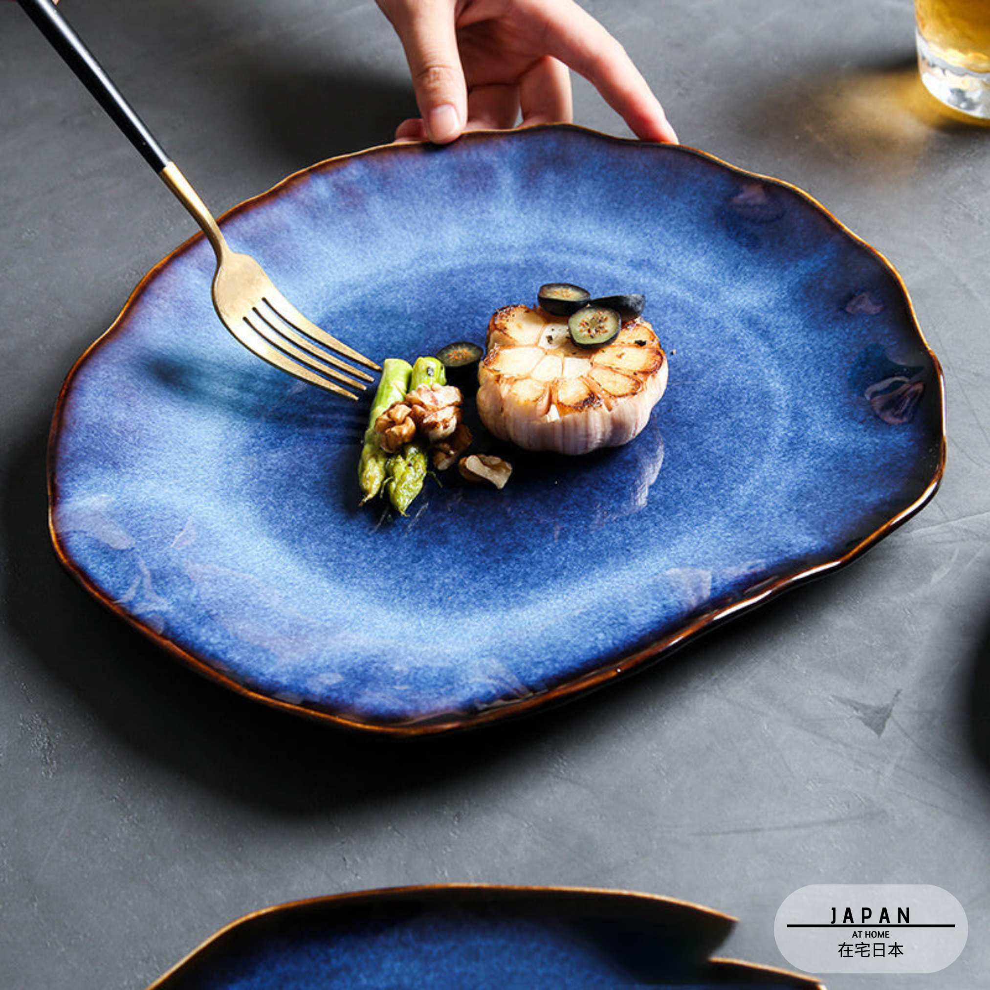 Japanese ceramic plate "Hoshizora" (3 models)