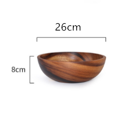 “Akashiya” acacia bowl and salad bowl (8 sizes)