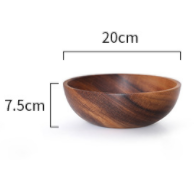 “Akashiya” acacia bowl and salad bowl (8 sizes)