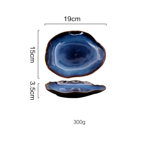 Japanese ceramic plate "Hoshizora" (3 models)