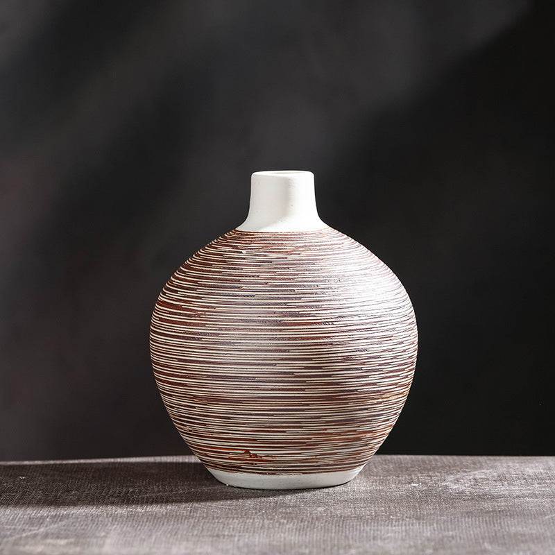 Handmade stoneware vase "Kaze"