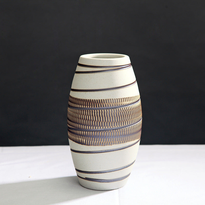Handmade stoneware vase "Kaze"