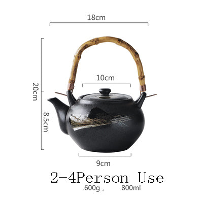 Large capacity Japanese teapot "Tīpotto"