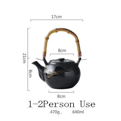 Large capacity Japanese teapot "Tīpotto"