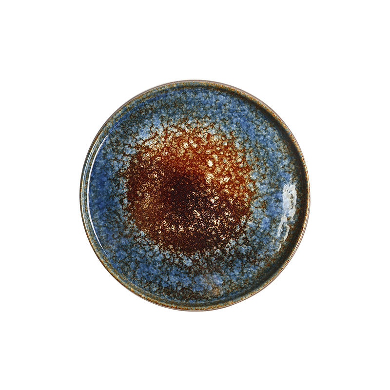 Japanese ceramic plate "Hi to kōri"
