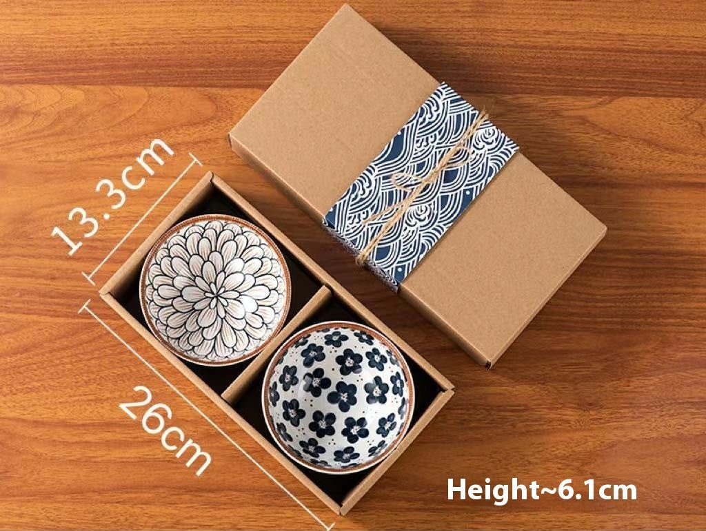 Japanese tableware set "Hanakaze" (6 gift boxes)