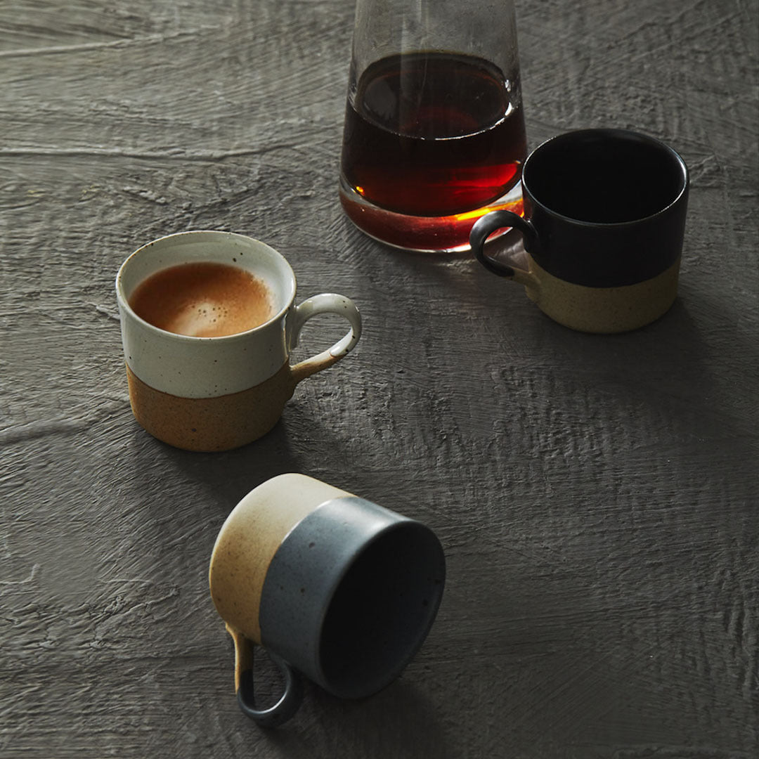 "Tsuchi" pottery coffee cup
