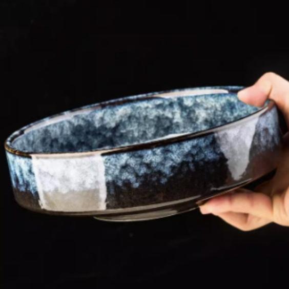 "Kuroto" Ceramic Deep Plate & Bowl