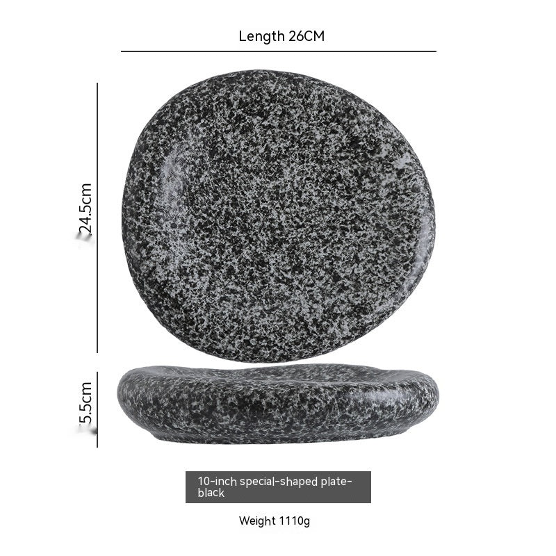 Original ceramic plate "Dairiseki"