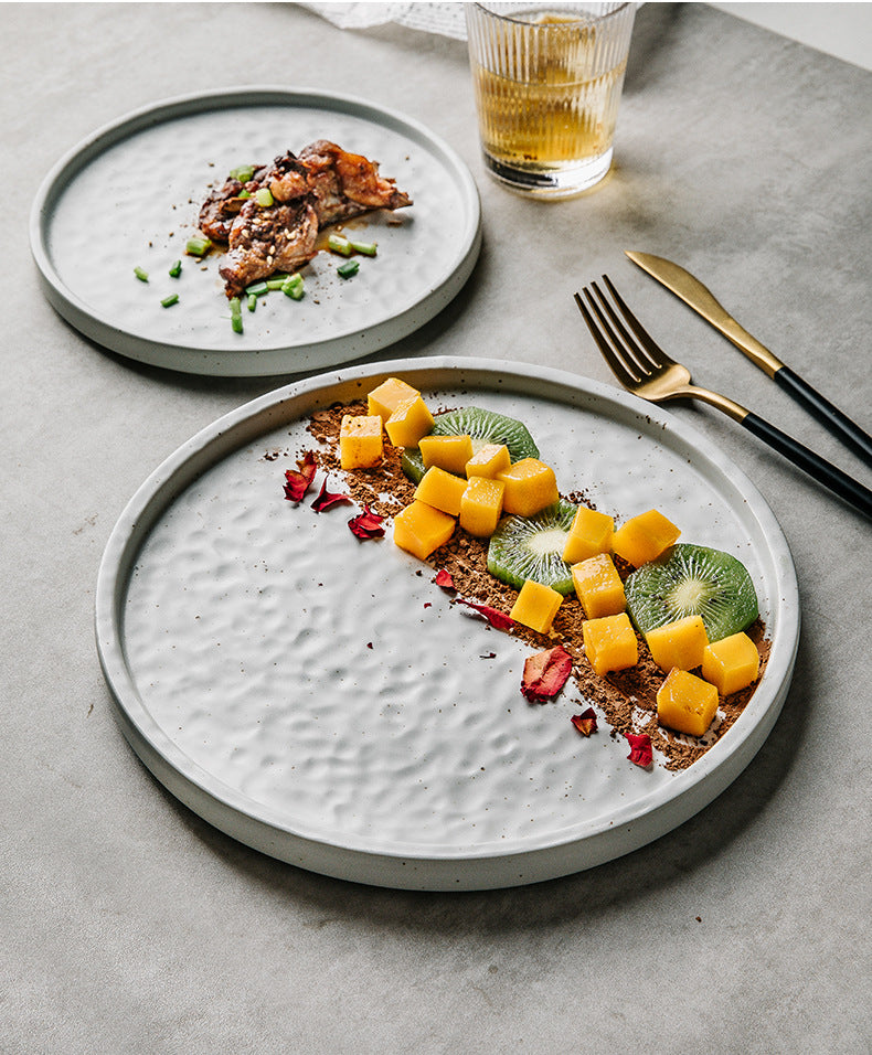 Japanese ceramic plate "Tsuki" (new model)