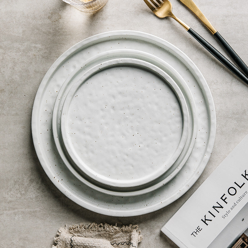 Japanese ceramic plate "Tsuki" (new model)