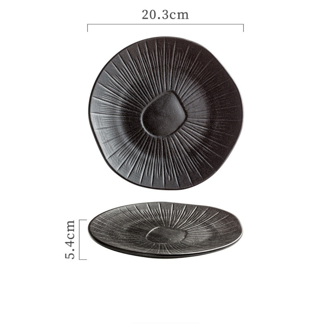 Japanese ceramic plate "Nikkō"