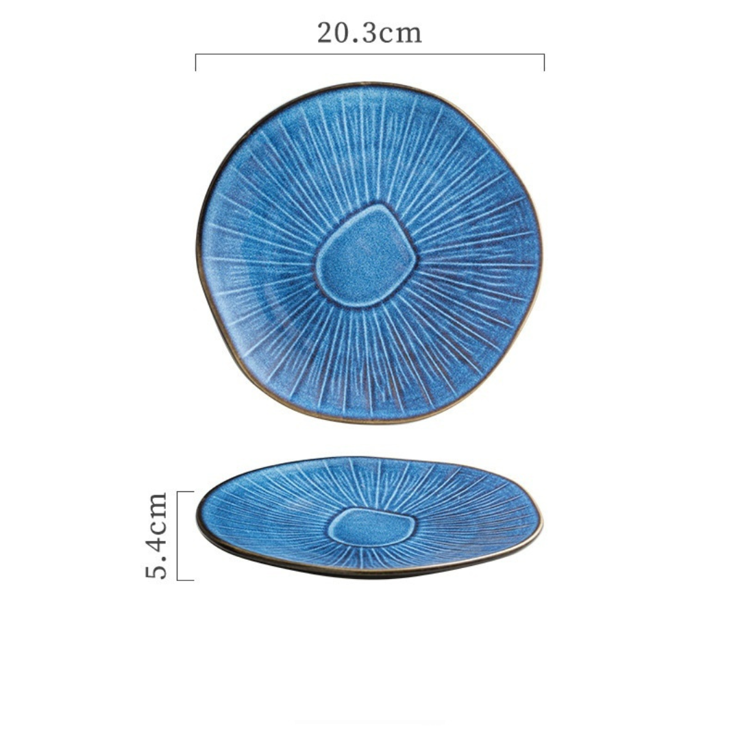 Japanese ceramic plate "Nikkō"
