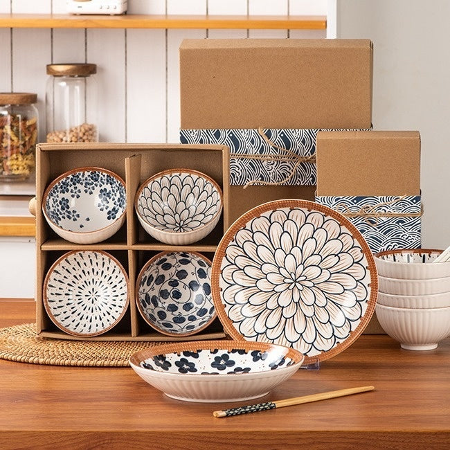 Japanese tableware set "Hanakaze" (6 gift boxes)