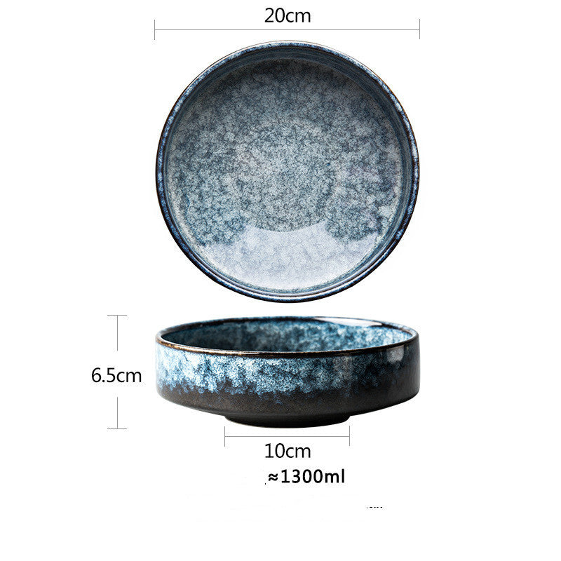 "Kuroto" Ceramic Deep Plate & Bowl
