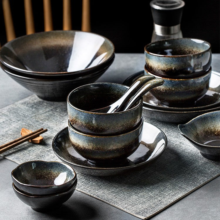 Japanese ceramic tableware "Jigoku"