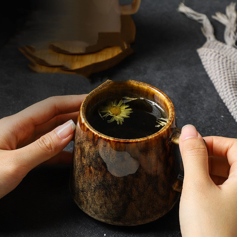 Japanese ceramic cup "Kohaku"
