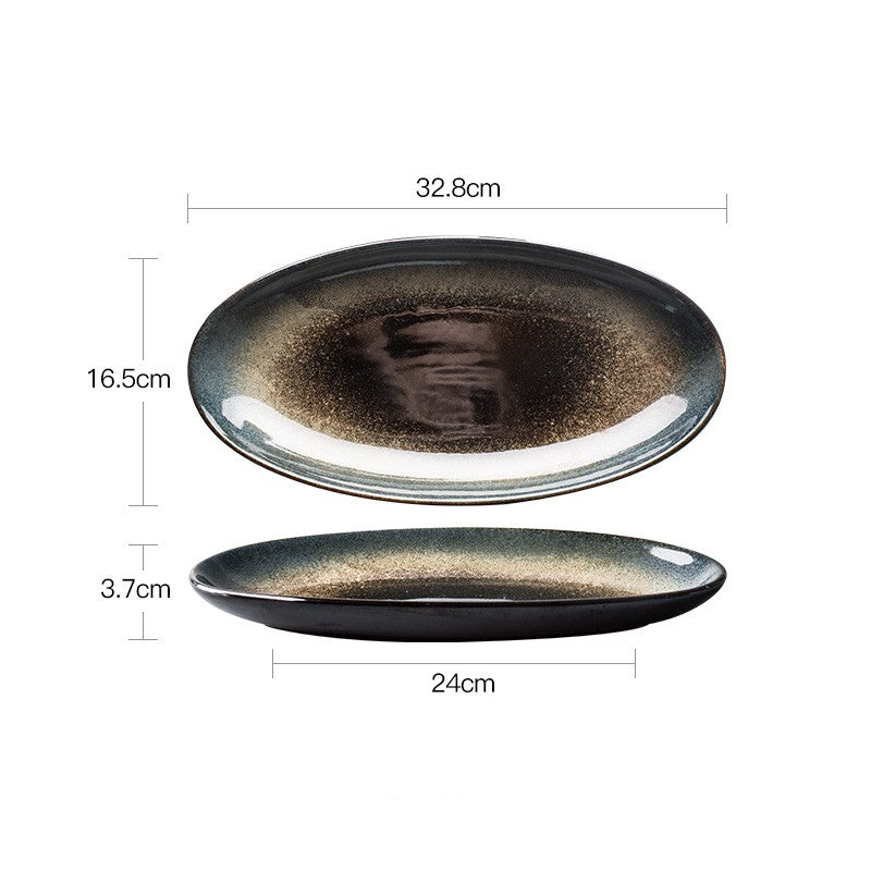 Japanese ceramic tableware "Jigoku"