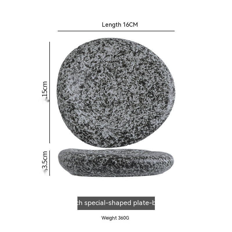 Original ceramic plate "Dairiseki"