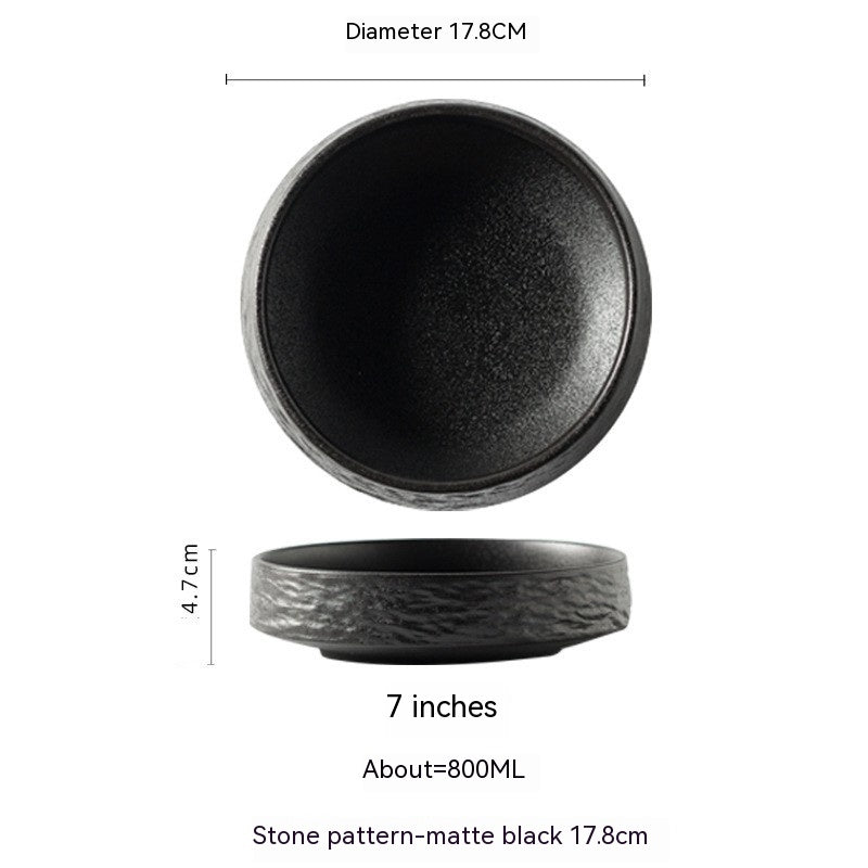 "Takachiho" ceramic soup plate