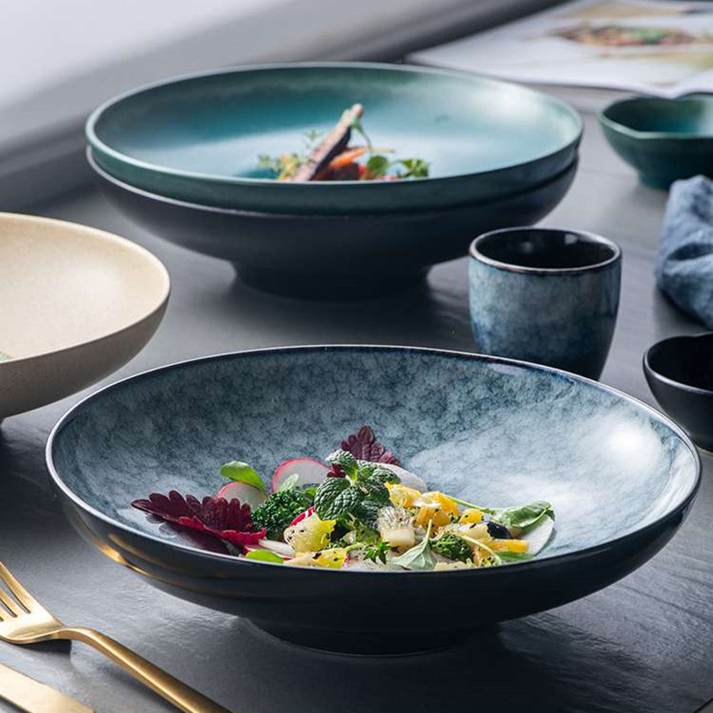 "Seiran" ceramic bowl / deep plate