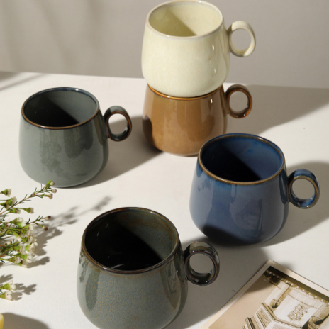 "Tsubame" ceramic mug (5 models)