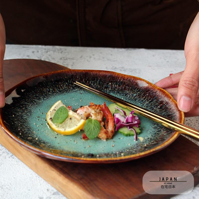 Japanese ceramic plate "Himi"