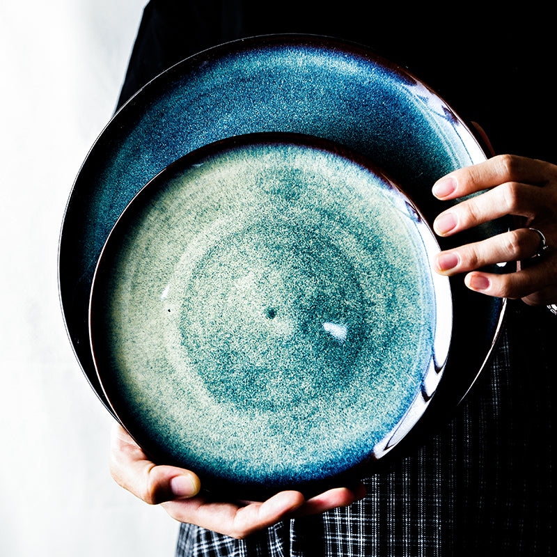 Japanese ceramic plate "Tsunoi"