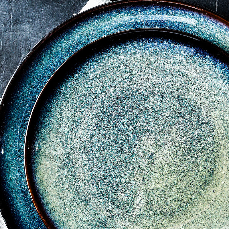 Japanese ceramic plate "Tsunoi"