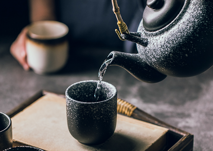 Japanese ceramic cup "Ishikura"