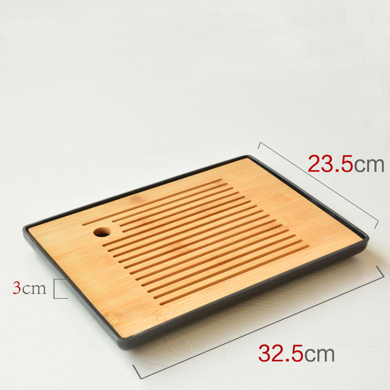 Japanese bamboo ceremony tea tray