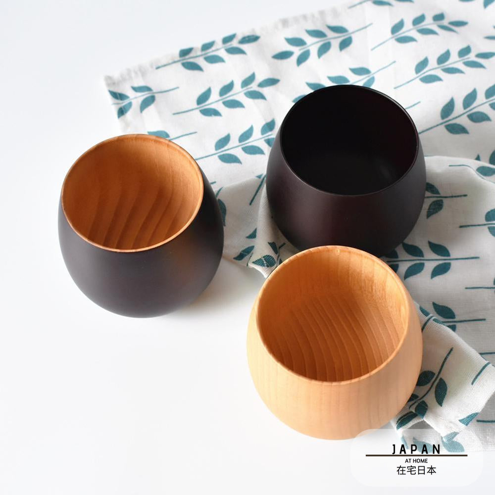 Japanese handmade wooden cup "Yadama"