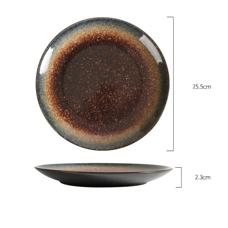 Japanese ceramic plate "Nomi"