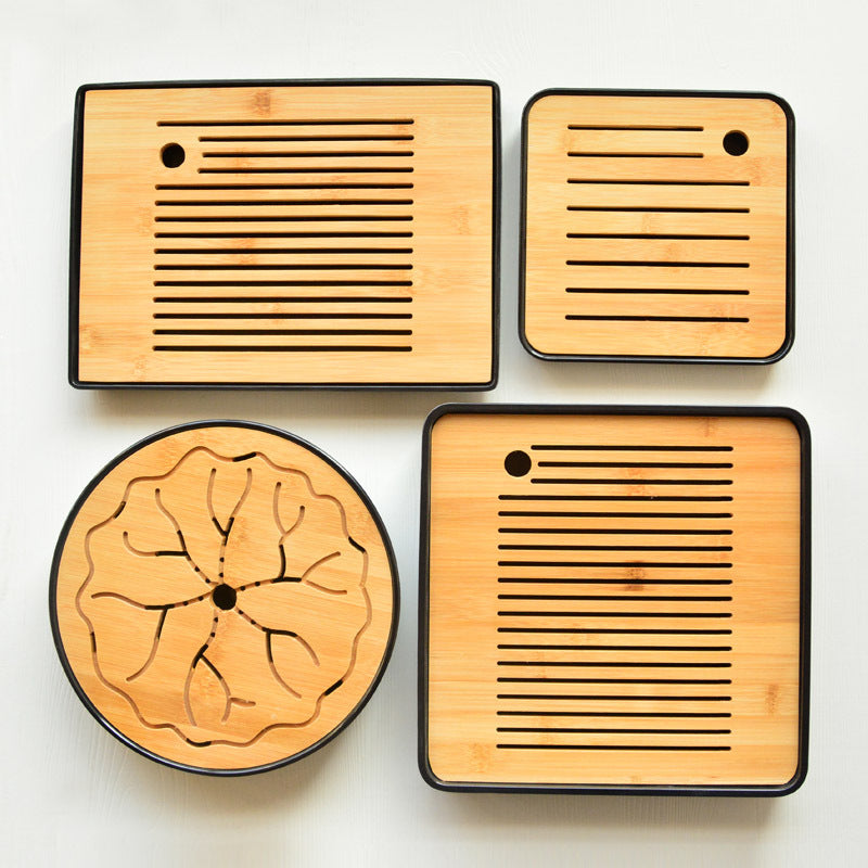 Japanese bamboo ceremony tea tray