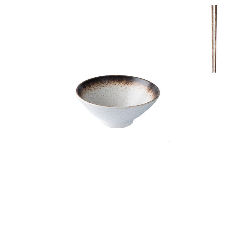 Large ceramic ramen bowl "Wakisaga"