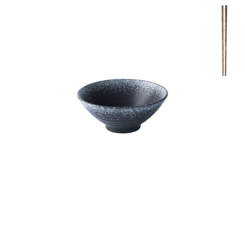 Large ceramic ramen bowl "Wakisaga"