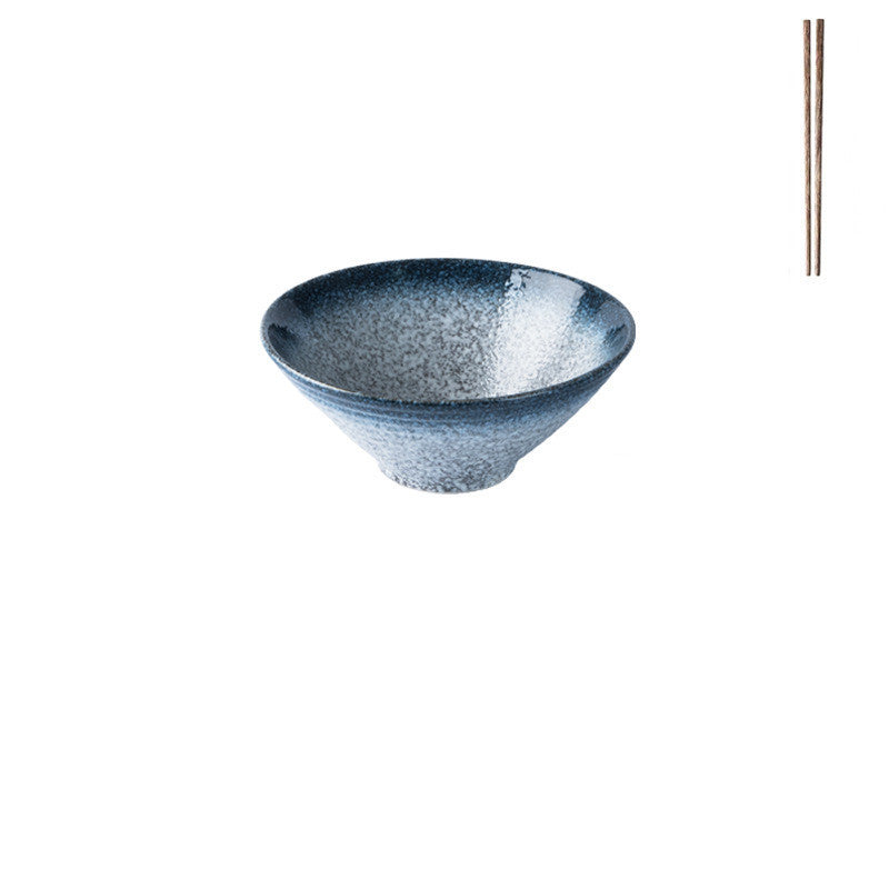 Large ceramic ramen bowl "Wakisaga"