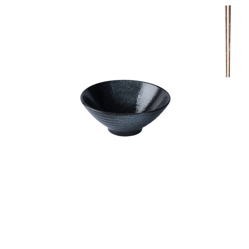 Large ceramic ramen bowl "Wakisaga"