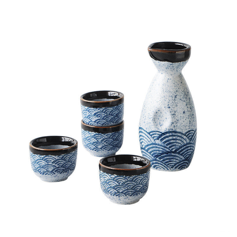 "Isa" ceramic sake set