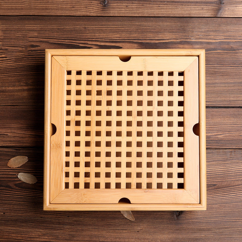 High-end “Japanese Ceremony” tea tray made of natural bamboo