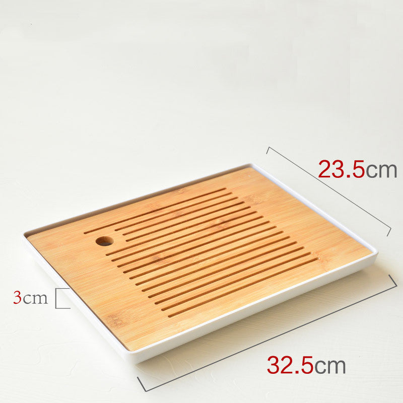 Japanese bamboo ceremony tea tray