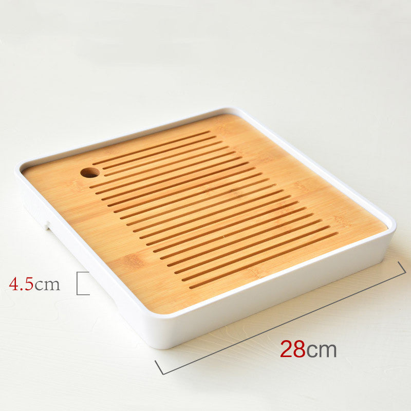 Japanese bamboo ceremony tea tray