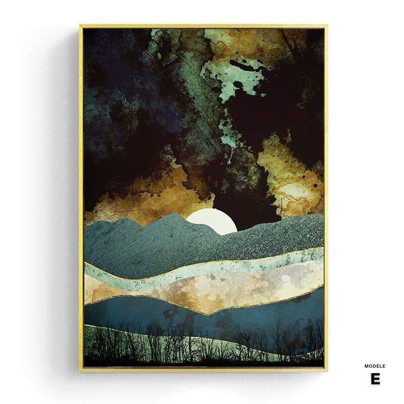Japanese poster - "Dreamlike landscape"