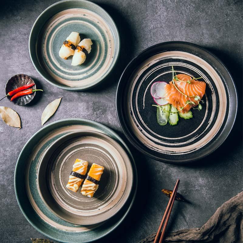 Japanese ceramic plate "Azami"