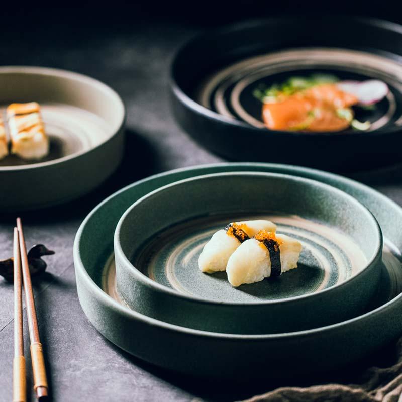 Japanese ceramic plate "Azami"