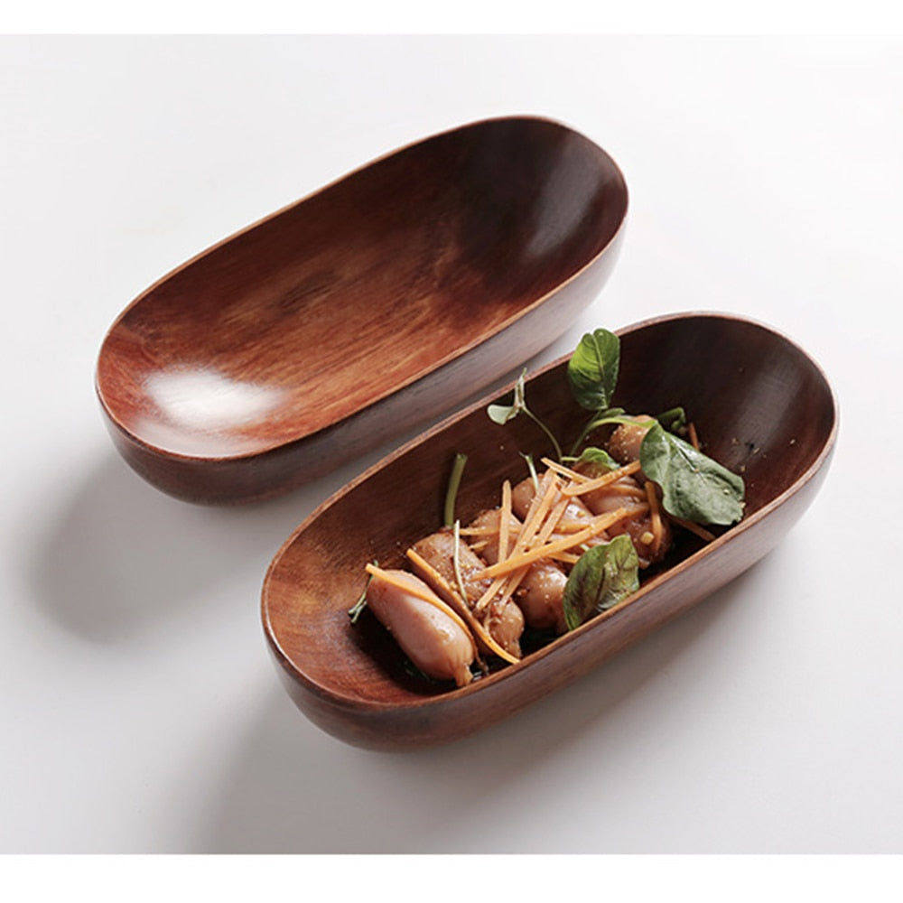Acacia wood canoe