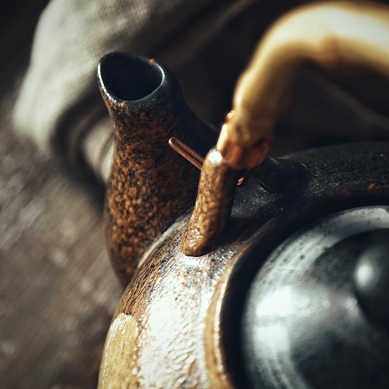 Japanese ceramic teapot "Fujimori"